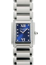 Patek Philippe - Twenty - 4| PATEK PHILIPPE| 4910 / 10A - 012| SS Blue Dial Quartz Bracelet| Middle Ages