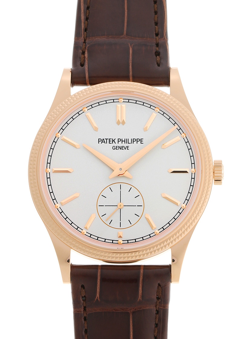 Patek Philippe - Calatrava| PATEK PHILIPPE| 6119R - 001| RG Silver Clock Hand Winding Leather Patek Philippe - Calatrava| PATEK PHILIPPE| 6119R - 001| RG Silver Clock Hand Winding Leather - Image 1