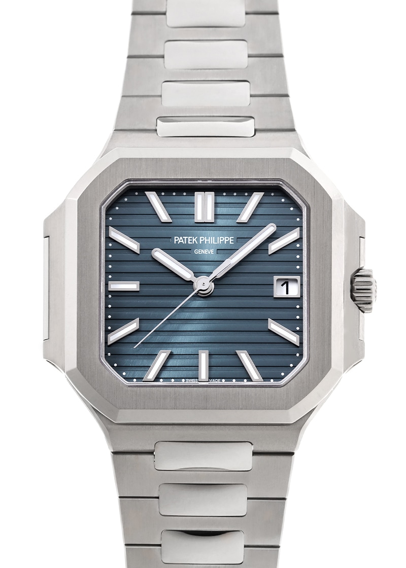 Patek Philippe - Cubitas| PATEK PHILIPPE| 7128 / 1G-001| WG Blue Clock Automatic Winding Bracelet Patek Philippe - Cubitas| PATEK PHILIPPE| 7128 / 1G-001| WG Blue Clock Automatic Winding Bracelet - Image 1