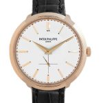 Patek Philippe - Calatrava| PATEK PHILIPPE| 5123R-001| 18KRG white dial hand-winding leather