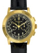 Patek Philippe - Chronographs| 5070J| YG Black Dial Hand Winding Leather| Middle Ages|