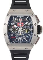 Richard Mill - Automatic Flyback Chronograph Felipe Massa| RICHARD MILLE| RM011| TI Skeleton Clock Automatic Winding Rubber