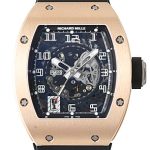 Richard Mill - Automatic| RICHARD MILLE| RM010| PG Skeleton Clock Automatic Winding Rubber