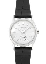 Patek Philippe - Calatrava| PATEK PHILIPPE| 3796G| WG ivory clock hand-winding leather| Middle Ages|
