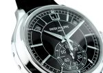 Patek Philippe - Annual Calendar Chronographs| PATEK PHILIPPE| 5905P - 010| PT Black Dial Automatic Winding Leather| Middle Ages| - Image 8