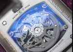 Richards Mill - Automatic Extra Flat| RICHARD MILLE| RM016| TI Skeleton Clock Automatic Leather| Middle Ages| - Image 13