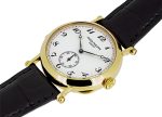 Patek Philippe - Calatrava Officer| PATEK PHILIPPE| 3960 J| YG White Clock Hand Winding Leather| 150th Anniversary| Middle Ages| - Image 2