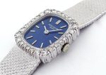 Patek Philippe - Ladies Goldene Elise Bezel Diamond| PATEK PHILIPPE| 4102 / 1| WG Blue Dial Hand Winding Bracelet| Vintage - Image 2