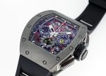 Richards Mill - Felip Massa Annual Calendar Flyback Chronograph Red Index| by Richard Mille| RM011| TI Skeleton Clock Automatic Winding Rubber| - Image 2