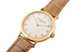Patek Philippe - Ladies Calatrava| PATEK PHILIPPE| 7200R - 001| RG ivory clock automatic winding leather| Unused item| - Image 2