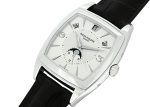 Patek Philippe - Gondor Calendar| PATEK PHILIPPE| 5135G-001| WG Silver Clock Automatic Leather| Middle Ages| - Image 2