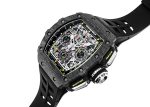 Richard Mill - Automatic Flyback Chronograph| by Richard Mille| RM11 - 03| Carbon TPT Skeleton Dial Autowinding Rubber| - Image 2