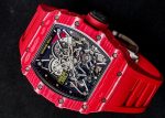 Richard Mill - Rafael Nadal Automatic| by Richard Mille| RM035 - 02| TPT / Carbon Skeleton Dial Automatic Winding Rubber| - Image 7