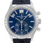 Patek Philippe - Annual Calendar Chronographs| PATEK PHILIPPE| 5961P - 001| PT Blue Clock Automatic Winding Leather| Middle Ages|