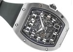 Richards Mill - Automatic Extra Flat| by Richard Mille| RM67 - 01| TI Skeleton Clock Automatic Winding Rubber| Unused item| - Image 6