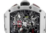 Richard Mill - Automatic Flyback Chronograph Felipe Massa| RICHARD MILLE| RM011| TI Skeleton Clock Automatic Winding Rubber| Middle Ages| - Image 8