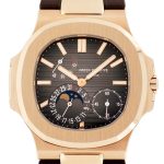 Patek Philippe - Nautilus Puchi Complications| PATEK PHILIPPE| 5712R - 001| RG Black Brown Clock Automatic Winding Leather| Unused item|