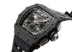 Richards Mill - Automatic Flyback Chronograph| RICHARD MILLE| RM11 - 03| Carbon TPT Skeleton Dial Automatic Winding Rubber Similar| Middle Ages| - Image 2