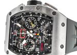 Richard Mill - Automatic Flyback Chronograph Felipe Massa| RICHARD MILLE| RM011| TI Skeleton Clock Automatic Winding Rubber| Commissions| Middle Ages| - Image 6
