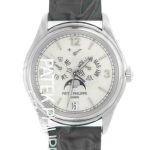 Patek Philippe - Annual Calendar| PATEK PHILIPPE| 5146G - 001| WG ivory clock automatic winding leather| Middle Ages|