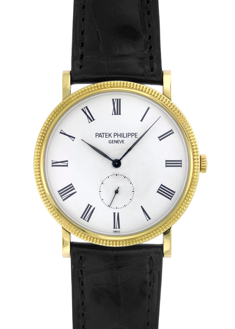 Patek Philippe - Calatrava| PATEK PHILIPPE| 5119J - 001| YG White Clock Hand Winding Leather| Unused item| Patek Philippe - Calatrava| PATEK PHILIPPE| 5119J - 001| YG White Clock Hand Winding Leather| Unused item| - Image 1
