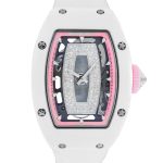 RICHAL MILL - Ladies Automatic JAPAN PINK| RICHARD MILLE| RM07 - 01| ATZ / WG Skeleton Clock Automatic Winding Rubber| Japan limited 40 copies| Middle Ages|