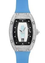 Richards Mill - Ladies Automatic Case Diamond| RICHARD MILLE| RM007| WG Shell Clock Automatic Winding Rubber| Middle Ages|