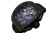 Richard Mill - Felip Massa Black Phantom| by Richard Mille| RM011 CA-TZP TZP Ceramic / Carbon TPT Skeleton Dial Autowinding Rubber| Limited to 50| Commissions| Middle Ages| - Image 2