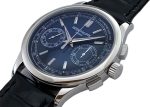 Patek Philippe - Complications Chronograph| PATEK PHILIPPE| 5170P - 001| PT Blue / Diamond Clock Hand Winding Leather| Commissions| Middle Ages| - Image 2