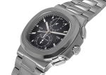 Patek Philippe - Nautilus| PATEK PHILIPPE| 5990 / 1A - 001| SS Black Clock Automatic Winding Bracelet| Commissions| Middle Ages| - Image 2