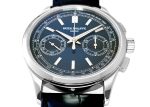 Patek Philippe - Complications Chronograph| PATEK PHILIPPE| 5170P - 001| PT Blue / Diamond Clock Hand Winding Leather| Commissions| Middle Ages - Image 8