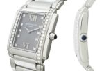 Patek Philippe - Women's Twenty4 Diamond Case| PATEK PHILIPPE| 4910 / 10A - 010| SS Gray Clock Dial Quartz Bracelet - Image 2