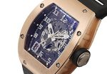 Richard Mill - Automatic| RICHARD MILLE| RM010| PG Skeleton Clock Automatic Winding Rubber - Image 2