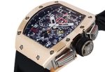 Richard Mill - Automatic Flyback Chronograph Felipe Massa| RICHARD MILLE| RM011| PG & TI Skeleton Dial Automatic Winding Rubber - Image 2