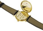 Patek Philippe - Calatrava Officer| PATEK PHILIPPE| 3960 J| YG White Clock Hand Winding Leather| 150th Anniversary| Middle Ages| - Image 3