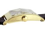 Patek Philippe - Lectangular| PATEK PHILIPPE| 425J| YG Silver Clock Hand-Winding Leather| Vintage| Middle Ages| - Image 3