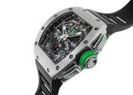 Richard Mill - Automatic Flyback Chronograph Robert Mancini| RICHARD MILLE| RM11 - 01| TI Skeleton Clock Automatic Winding Rubber| Middle Ages| - Image 3