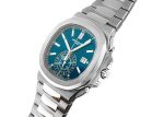 Patek Philippe - Nautilus Chronographs| PATEK PHILIPPE| 5976 / 1G-001| WG Blue Clock Automatic Winding Bracelet| 40th Anniversary| Limited to 1300 copies| Unused item| - Image 2