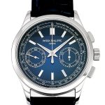 Patek Philippe - Complications Chronograph| PATEK PHILIPPE| 5170P - 001| PT Blue / Diamond Clock Hand Winding Leather| Commissions| Middle Ages
