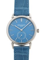 Patek Philippe - Calatrava Japan Limited| PATEK PHILIPPE| 6127G - 010 & 7127G - 010| WG Blue & Purple Clock Hand Winding Leather| Commissions| Unused item - Image 3