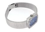 Patek Philippe - Ladies Goldene Elise Bezel Diamond| PATEK PHILIPPE| 4102 / 1| WG Blue Dial Hand Winding Bracelet| Vintage - Image 4