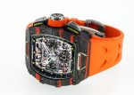Richard Mill - Automatic Flyback Chronograph McLaren| by Richard Mille| RM11 - 03 MCL| Carbon TPT Skeleton Dial Autowinding Rubber| - Image 7