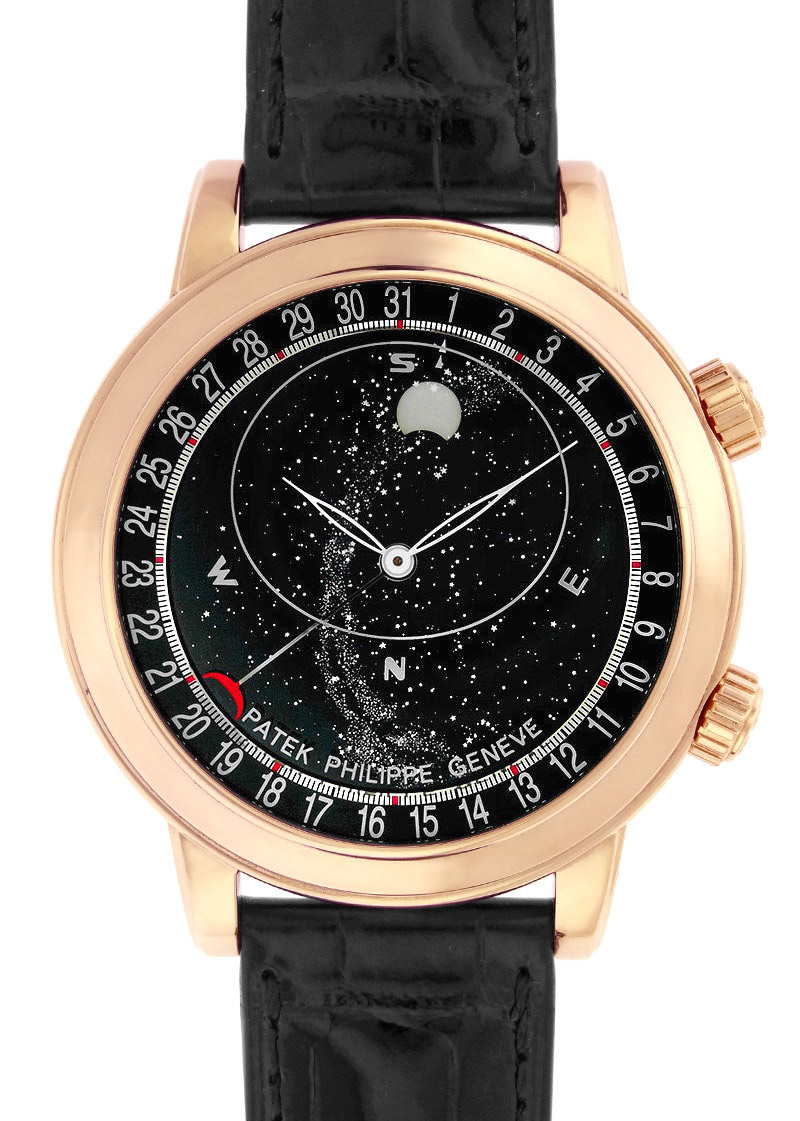 Patek Philippe - Grand Complications Celestial| PATEK PHILIPPE| 6102R - 001| RG Black Dial Automatic Winding Leather| Commissions| Middle Ages| Patek Philippe - Grand Complications Celestial| PATEK PHILIPPE| 6102R - 001| RG Black Dial Automatic Winding Leather| Commissions| Middle Ages| - Image 1