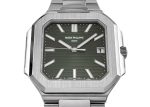 Patek Philippe - Cubitas| PATEK PHILIPPE| 5821 / 1A - 001| SS Olive Green Clock Automatic Winding Bracelet| Middle Ages - Image 4