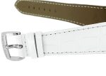Patek Philippe Ladies - Gondo Gemma| PATEK PHILIPPE| 4980G - 001| WG White Shell Dial Quartz Leather| Middle Ages| - Image 5