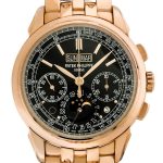 Patek Philippe - Perpetual Calendar Chronograph| PATEK PHILIPPE| 5270 / 1R - 001| RG Black Clock Hand Winding Bracelet| Unused item|
