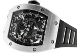 Richards Mill - Automatic| RICHARD MILLE| RM010| TI Skeleton Clock Automatic Winding Rubber| Commissions| Middle Ages| - Image 5