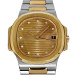 Patek Philippe - Nautilus| PATEK PHILIPPE| 3800 / 001| YG / SS Champagne Clock Automatic Winding Bracelet| Commissions| Middle Ages
