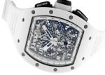 RICHER MILL RM011 Automatic Flyback Chronograph White Ghost| by Richard Mille| ATZ / Carbon TPT Skeleton Clock Dial Automatic Winding Rubber| Not available in Japan| World limited to 30 books| - Image 6