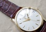 Patek Philippe - Calatrava| PATEK PHILIPPE| 3998J| YG Silver Clock Automatic Leather| Middle Ages| - Image 6